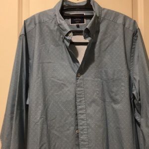 NWOT! Charles Tyrwhitt mens Button down‎ pattern dress shirt long sleeve size XL